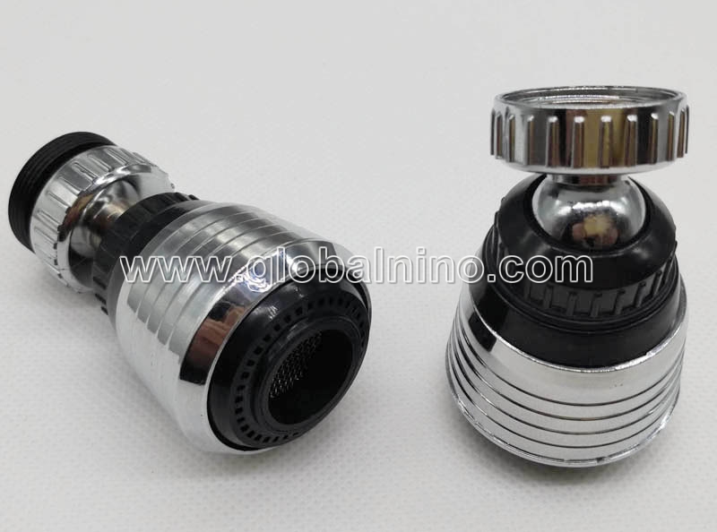 dual function kitchen faucet swivelling aerator